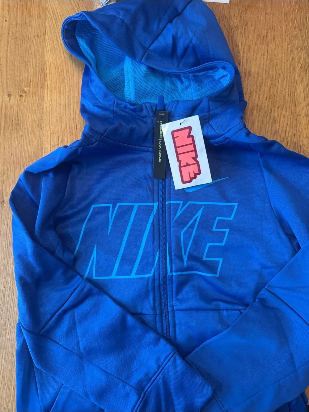 Nike Hoodies Bundle - Blue, Gray, Black with Orange Accents